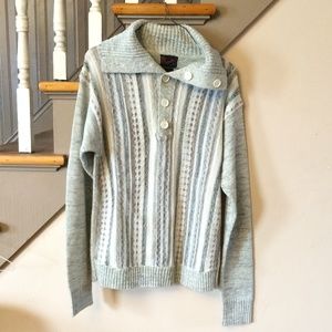 Vintage Sigallo Button Neck Sweater